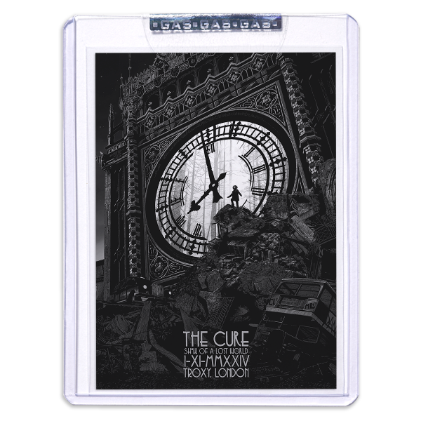 GAS The Cure November 1 2024 Troxy London Trading Card Illustrated by Daniel Danger