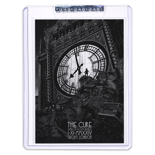 GAS The Cure November 1 2024 Troxy London Trading Card Illustrated by Daniel Danger