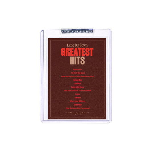 LITTLE BIG TOWN GREATEST HITS TRADING CARD