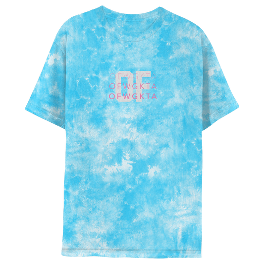 Triple OFWGKTA T-shirt - Turquoise Crystal Wash-Odd Future