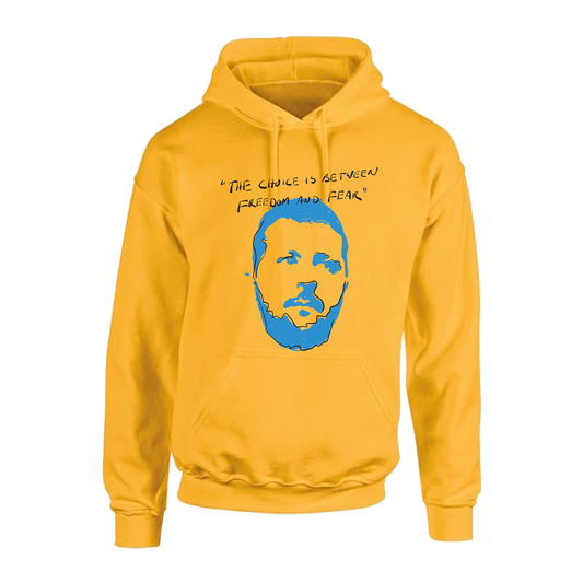 Freedom & Fear Hoodie - Yellow