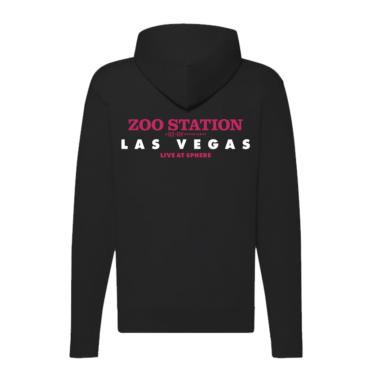 U2 UV Zoo Station Live At Sphere Zip Hoodie
