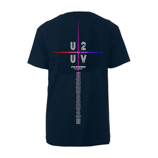 U2 UV Achtung Baby Lattice Live At Sphere Tee