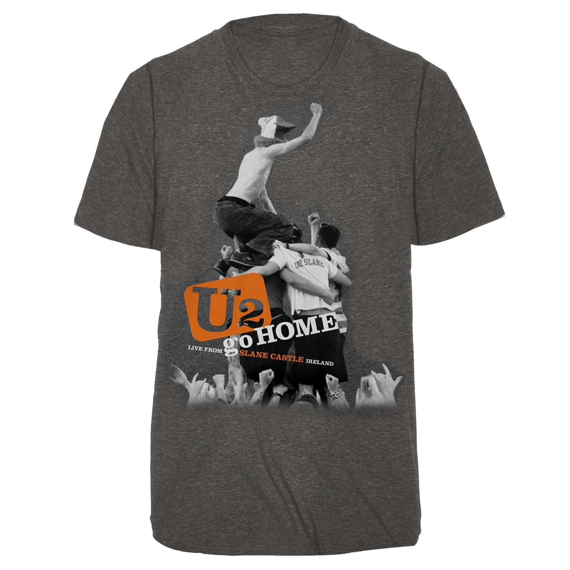 U2 Slane Heather Grey Tee-U2
