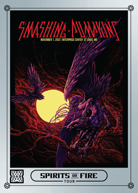 The Smashing Pumpkins St. Louis November 1, 2022 Exclusive GAS Trading Card