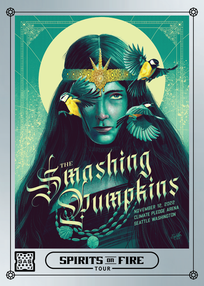 The Smashing Pumpkins Seattle November 12, 2022 Exclusive GAS Trading Card