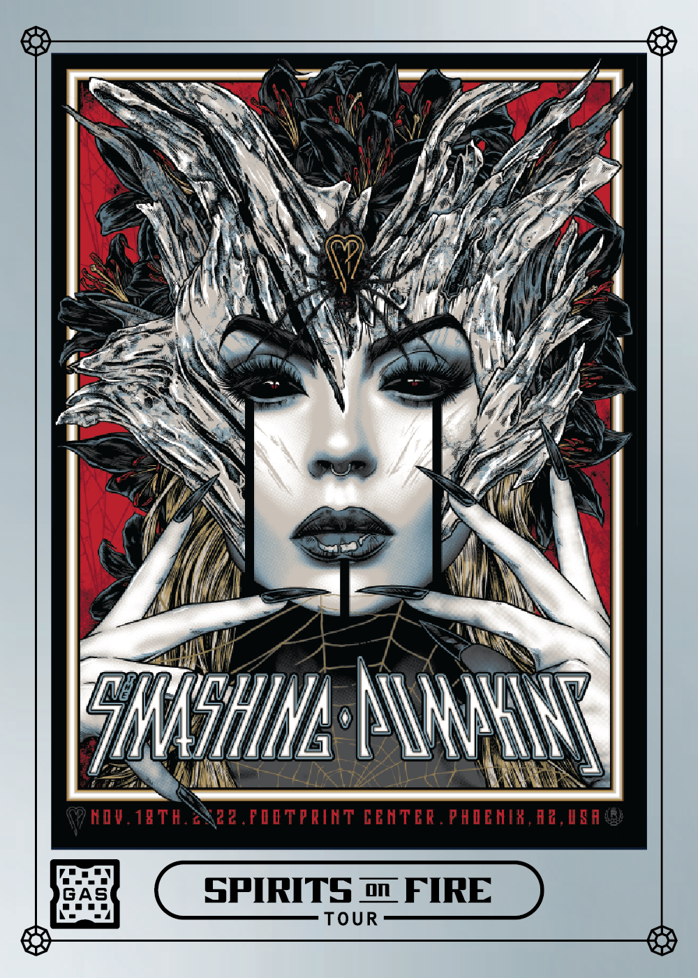The Smashing Pumpkins Phoenix November 18, 2022 Exclusive GAS Trading Card