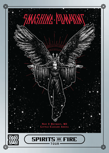 The Smashing Pumpkins Detroit November 2, 2022 Exclusive GAS Trading Card