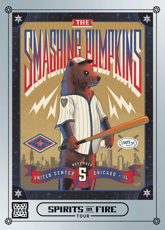 The Smashing Pumpkins Chicago November 5, 2022 Exclusive GAS Trading Card