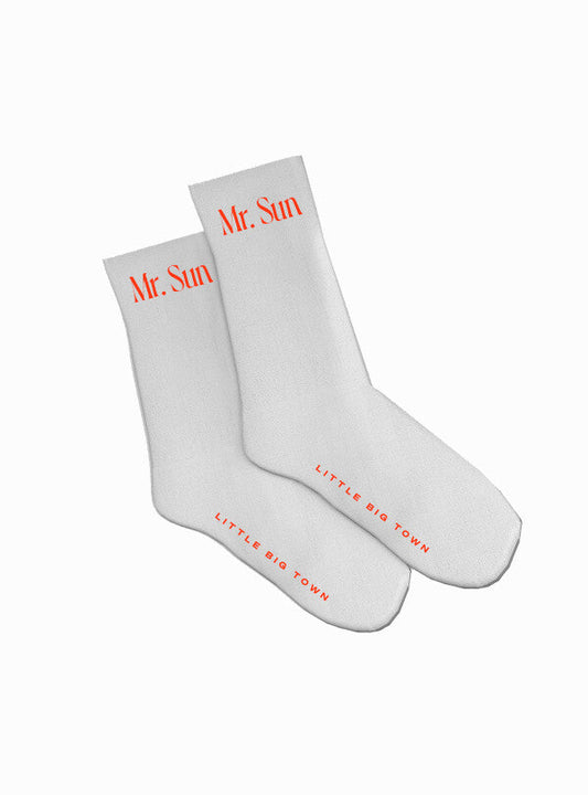 MR. SUN WHITE SOCKS
