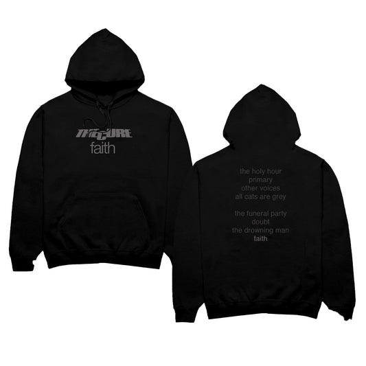 Faith Logo Black Hoodie