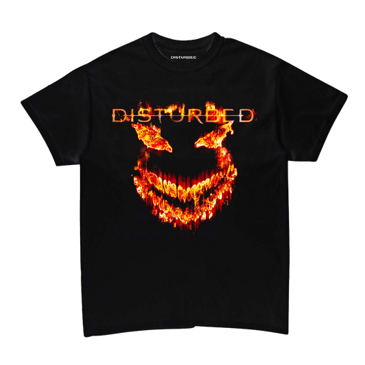 Disturbed Face Flame T-Shirt