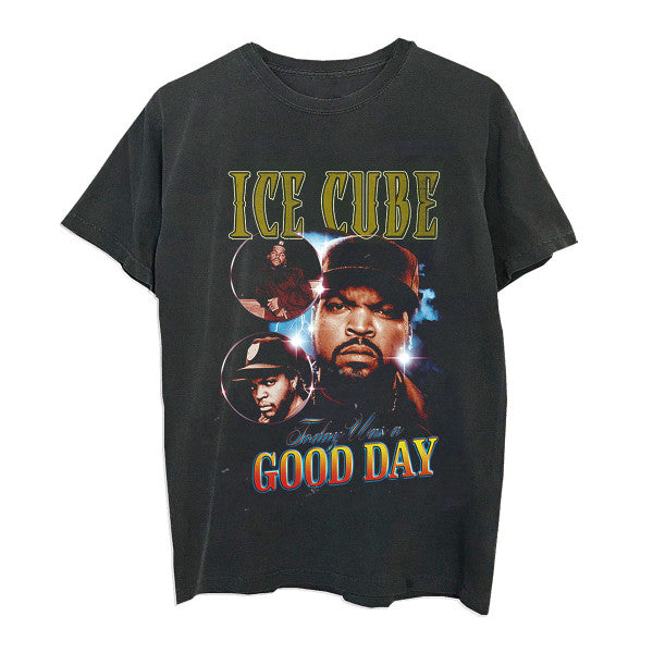 Good Day Photo Collage Black T-Shirt