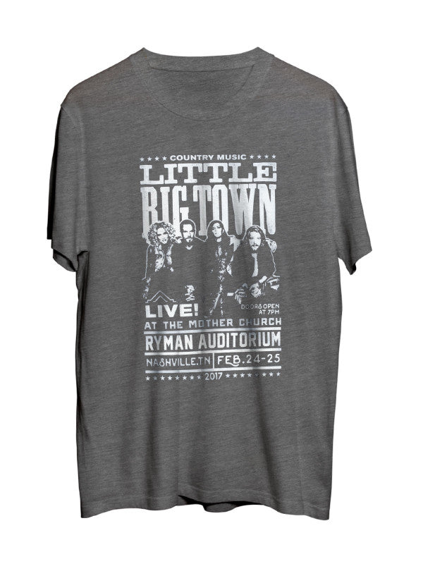 RYMAN AUDITORIUM 2017 HEATHER GREY EVENT T-SHIRT