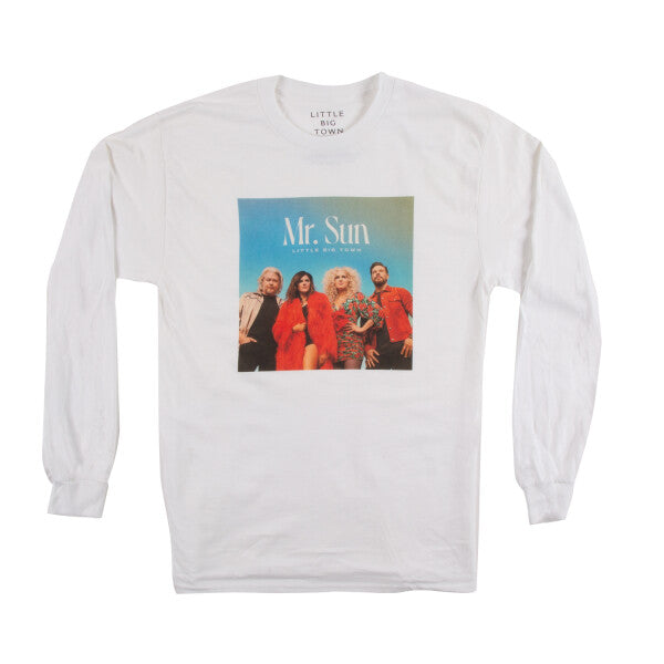 MR. SUN WHITE LONG SLEEVE T-SHIRT