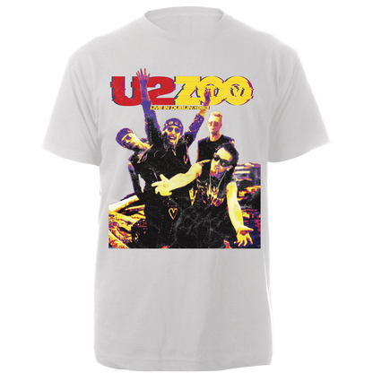 ZOOROPA Band Cutout Tee - White