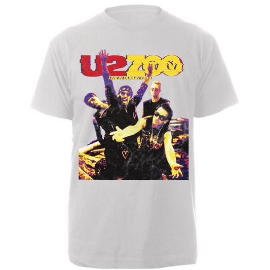 ZOOROPA Band Cutout Tee - White