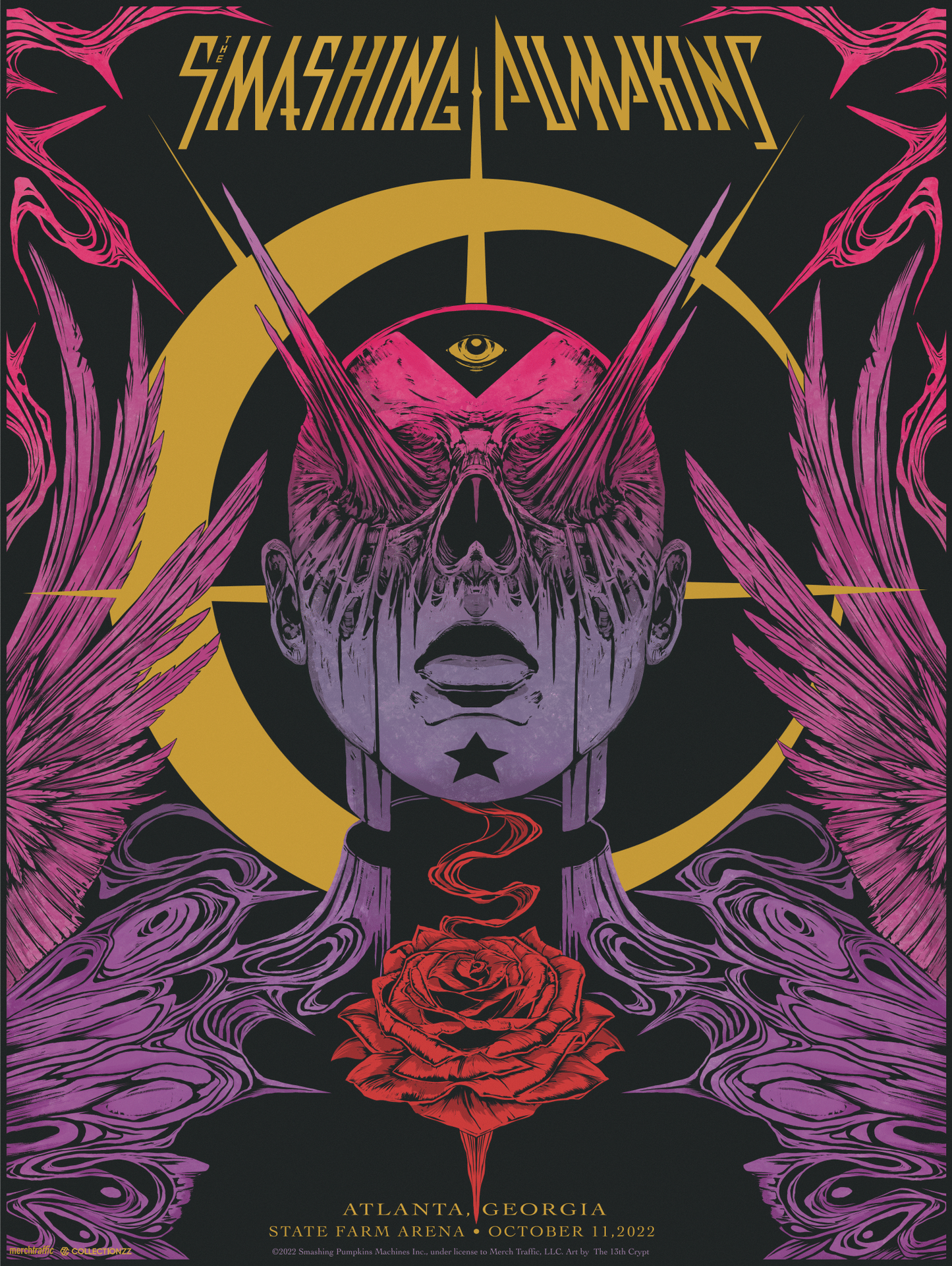 The Smashing Pumpkins Atlanta October 11, 2022 Print