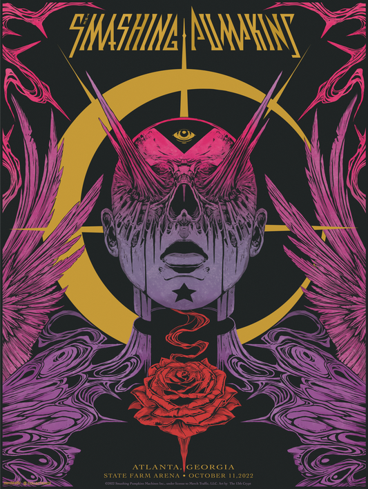 The Smashing Pumpkins Atlanta October 11, 2022 Print