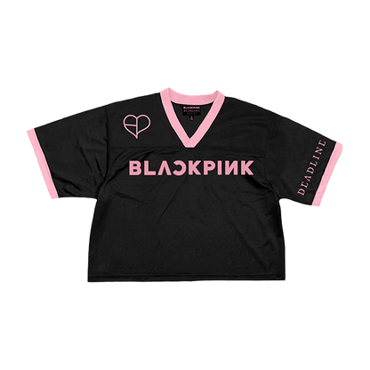 BLACKPINK Cropped Jersey Chicago Black