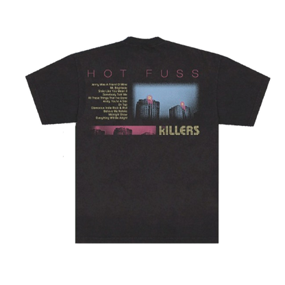 HOT FUSS TRACKLIST BLACK T-SHIRT