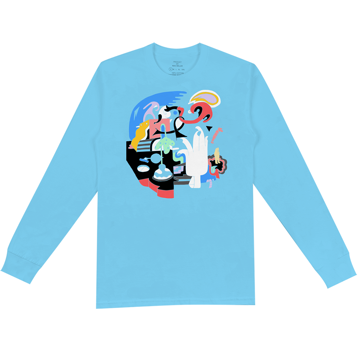 FACES BLUE LONG SLEEVE
