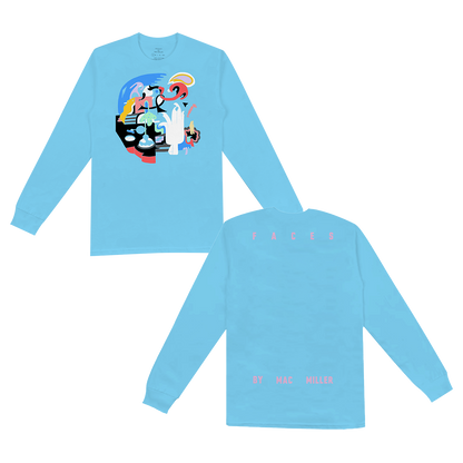 FACES BLUE LONG SLEEVE