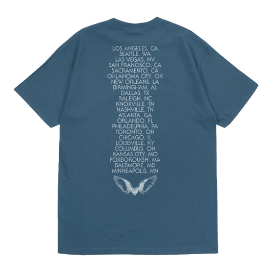 Stevie Nicks Tour 2023 Blue Tee