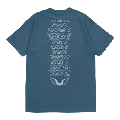 Stevie Nicks Tour 2023 Blue Tee