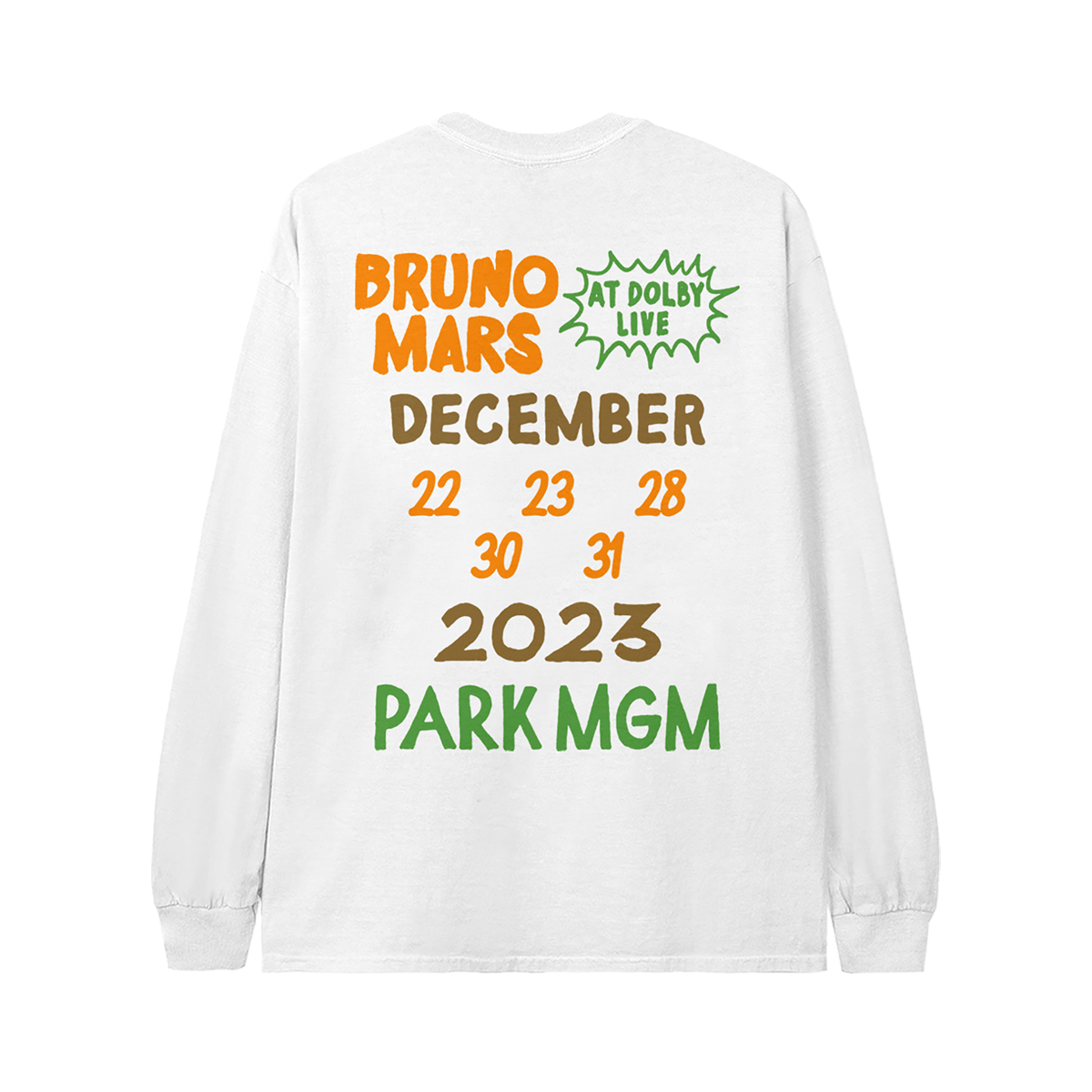 Bruno Mars Live! Longsleeve