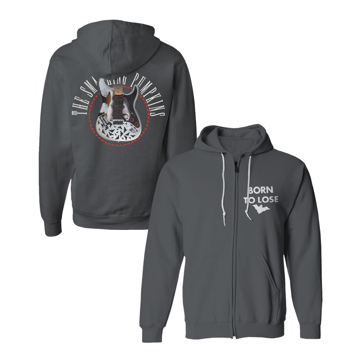 Bat Strat Zip Hoodie