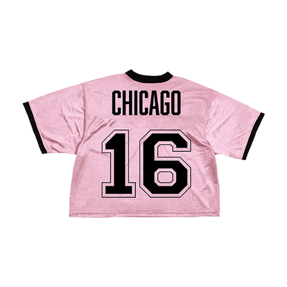 BLACKPINK Cropped Jersey Chicago Pink