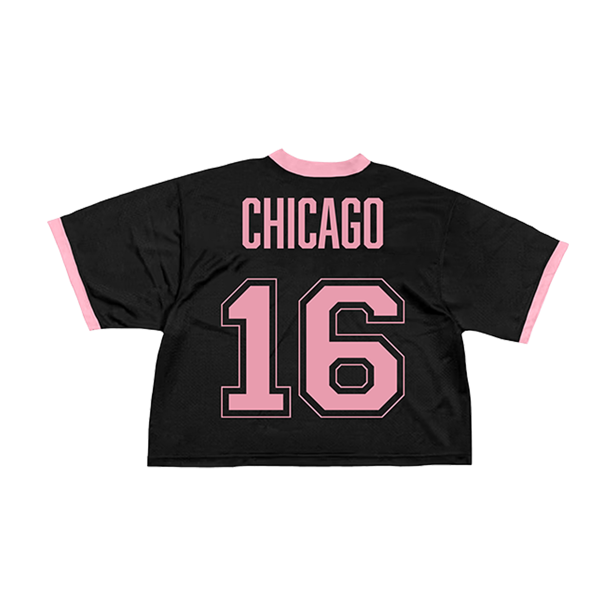 BLACKPINK Cropped Jersey Chicago Black