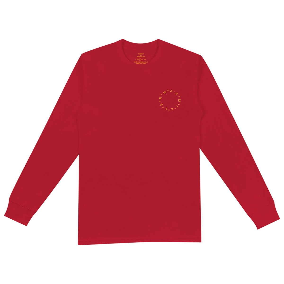 CIRCLES RED LONG SLEEVE