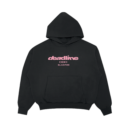 BLACKPINK Continent Logo Hoodie Black