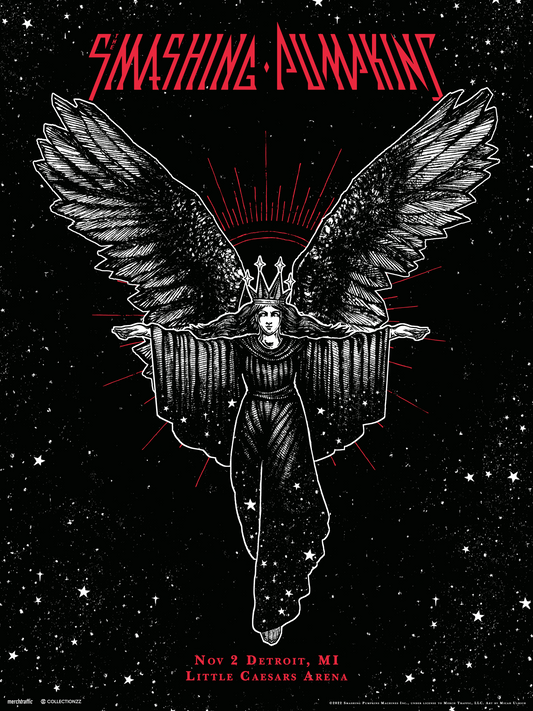 The Smashing Pumpkins Detroit November 2, 2022 Print