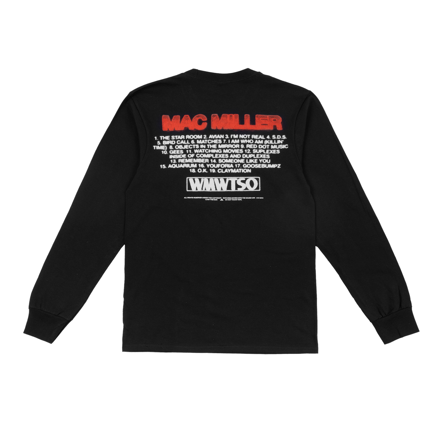 WMWTSO TRACK LIST LONG SLEEVE