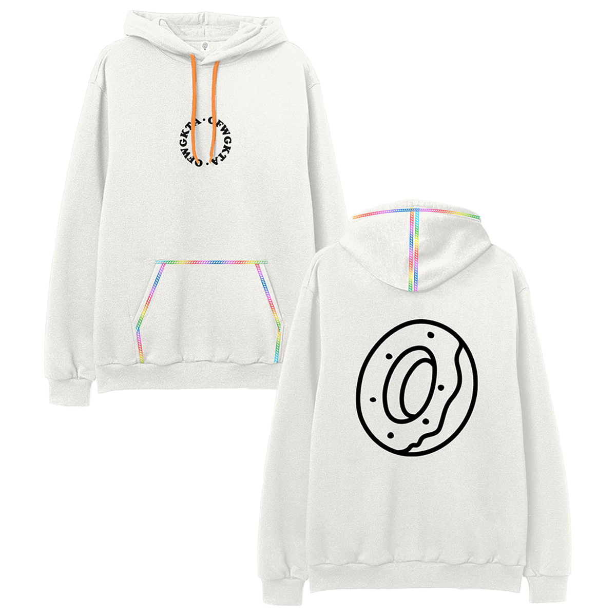 Contrast Hoodie-Odd Future
