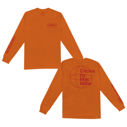 TAKE A LITTLE TIME ORANGE LONG SLEEVE