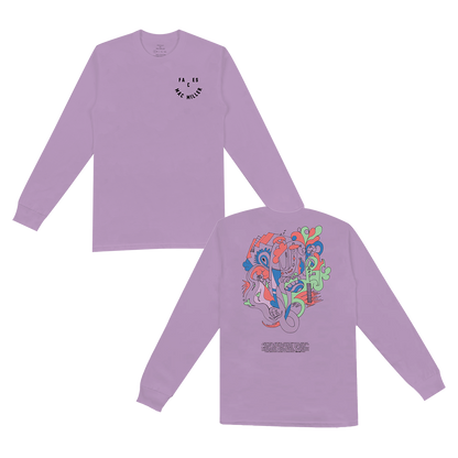 FACES SMILE PURPLE LONGSLEEVE