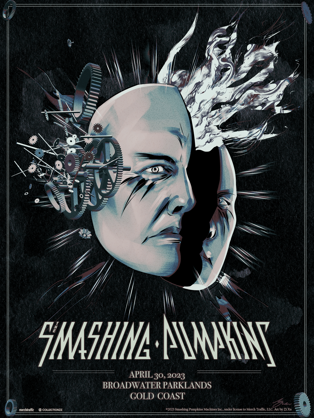 The Smashing Pumpkins Gold Coast April 30, 2023 Print