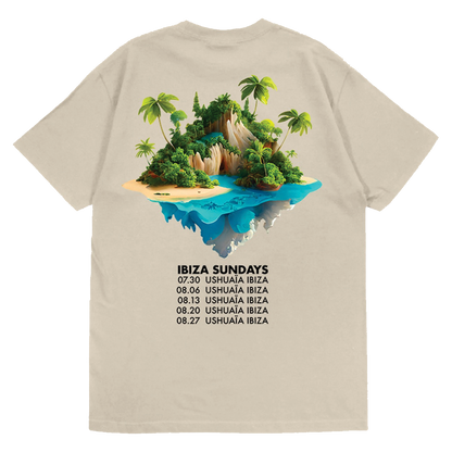 Ibiza Ushuaia Tee - Natural