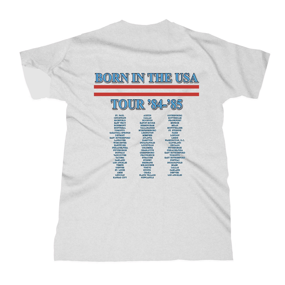 Born In The USA White Tee