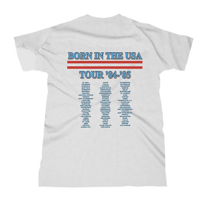 Born In The USA White Tee