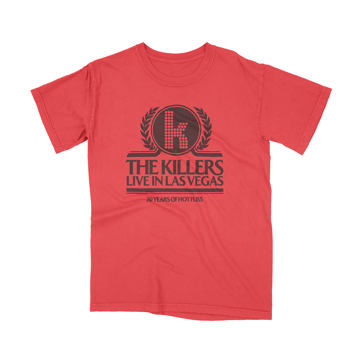 LIVE IN LAS VEGAS RED TEE