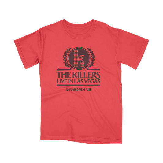 LIVE IN LAS VEGAS RED TEE
